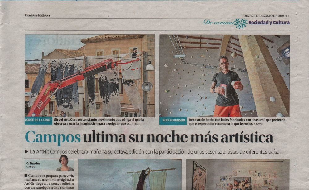 Foto y mención en el periódico ElMundo